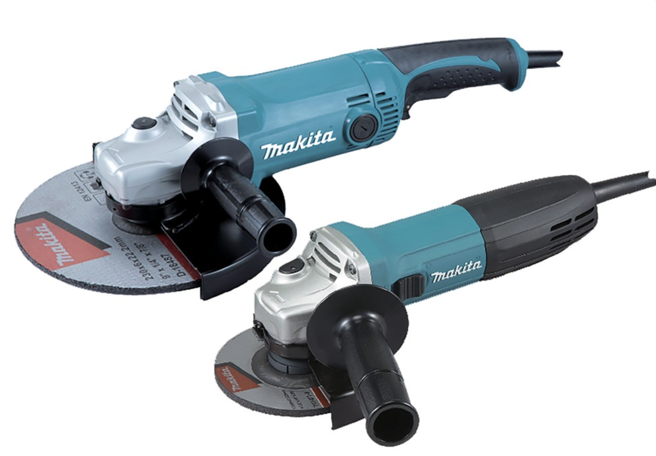 Amoladoras Makita para corte y desbaste en construcción