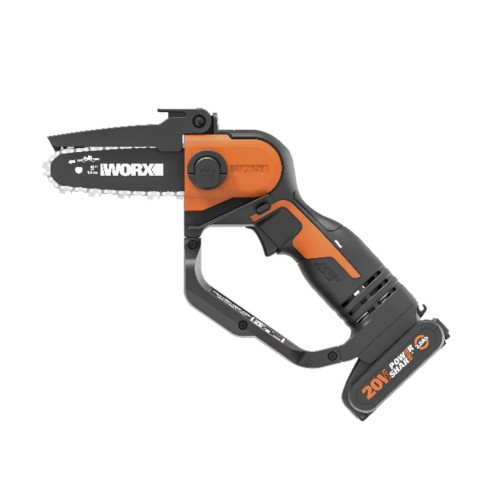 Mini motosierra de poda WORX WG324E para ramas de hasta 12 cm
